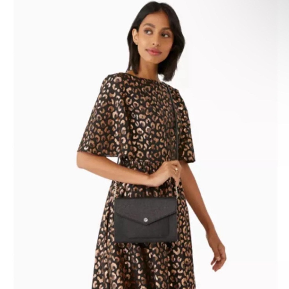 Kate Spade Glimmer Envelope Clutch with Crossbody strap - Picture 10 of 10